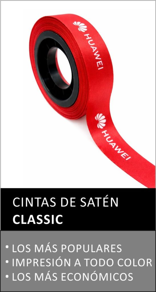 Cintas publicitarias saten